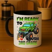 I'm Ready To Crush 3rd Grade Monster Truck Coffee Mug thumb 4