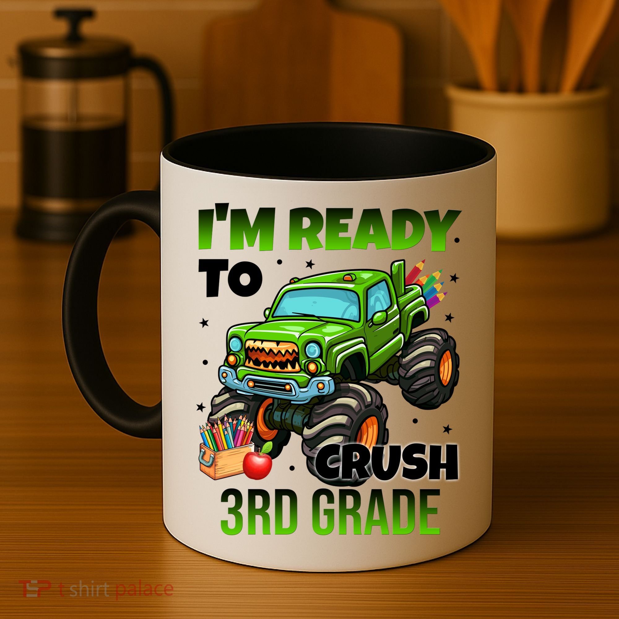 I'm Ready To Crush 3rd Grade Monster Truck Coffee Mug