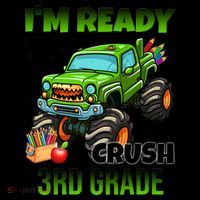 I'm Ready To Crush 3rd Grade Monster Truck Coffee Mug thumb 5