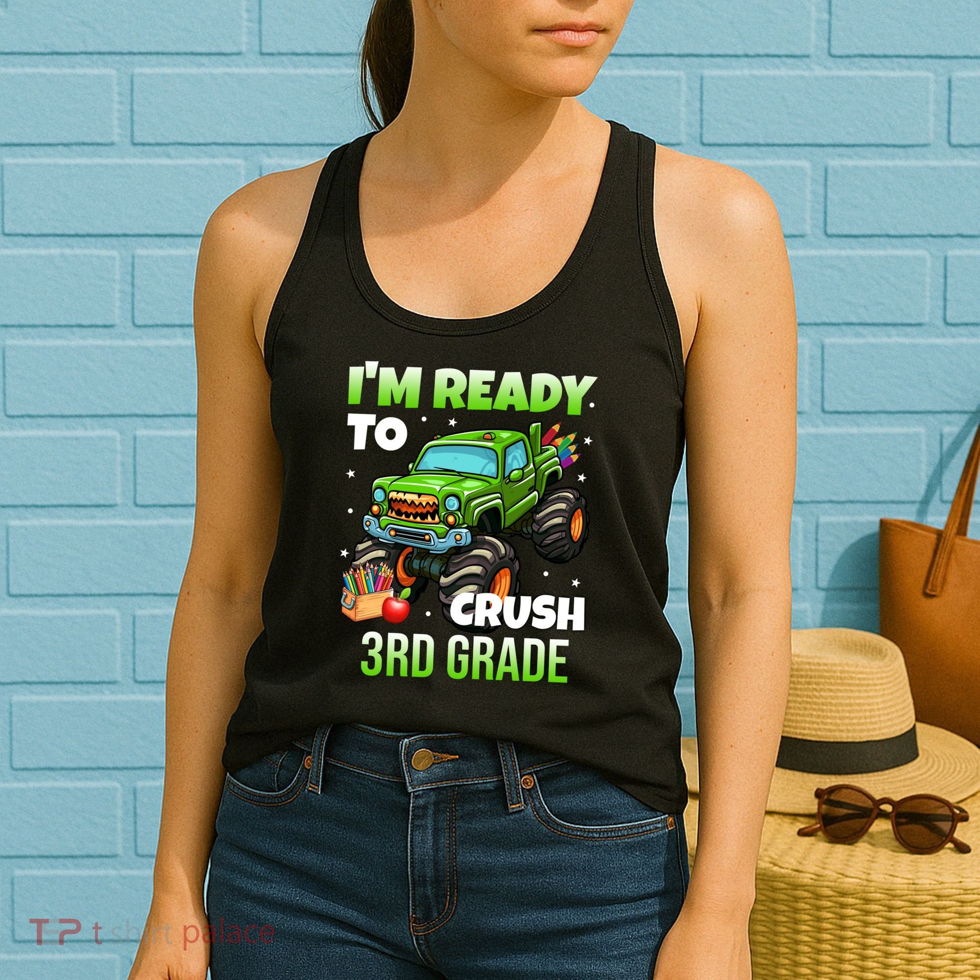I'm Ready To Crush 3rd Grade Monster Truck Women's Tank Top