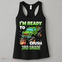 I'm Ready To Crush 3rd Grade Monster Truck Women's Tank Top thumb 3