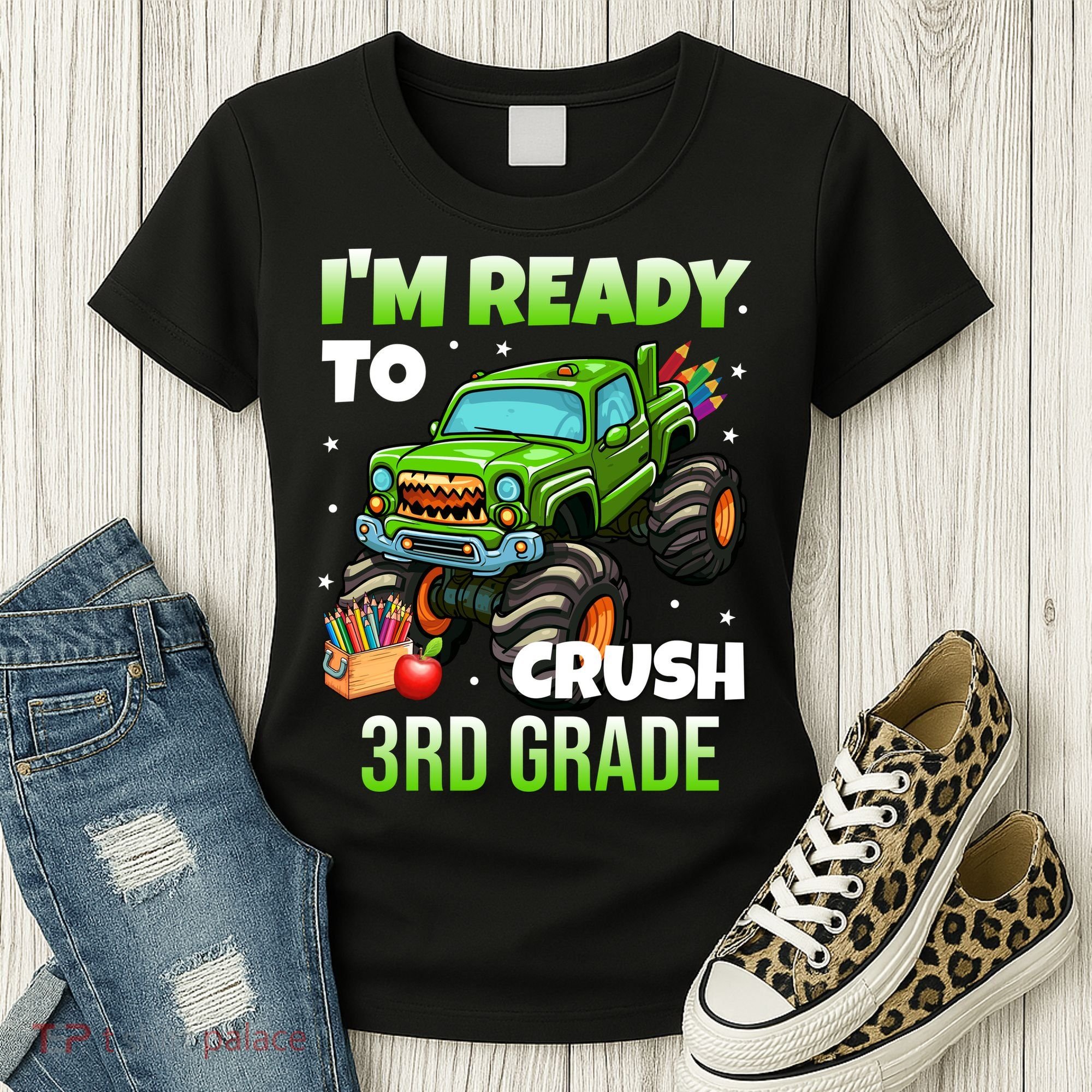 I'm Ready To Crush 3rd Grade Monster Truck Women's T-Shirt