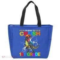 Im Ready To Crush 1St Grade T Rex Dinosaur Back To School Cute Gift Tote Bag thumb 0