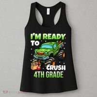 I'm Ready To Crush 4th Grade Monster Truck Women's Tank Top thumb 3