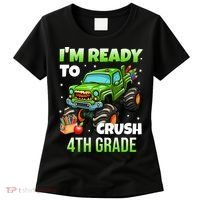 I'm Ready To Crush 4th Grade Monster Truck Women's T-Shirt thumb 0