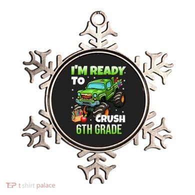 I'm Ready To Crush 6th Grade Monster Truck Ornament