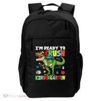 I'm Ready To Crush Kindergarten Back To School Dinosaur Backpack thumb 0