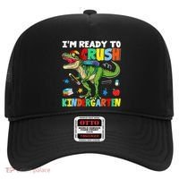 I'm Ready To Crush Kindergarten Back To School Dinosaur Hat thumb 0