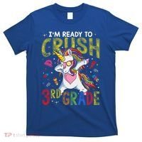 Im Ready To Crush 3Rd Grade Dabbing Unicorn Third Grade Great Gift T-Shirt thumb 0
