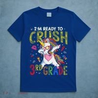 Im Ready To Crush 3Rd Grade Dabbing Unicorn Third Grade Great Gift T-Shirt thumb 5