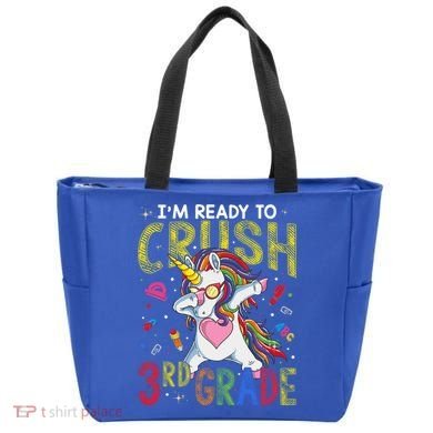 Im Ready To Crush 3Rd Grade Dabbing Unicorn Third Grade Great Gift Tote Bag