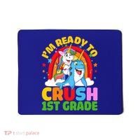 Im Ready To Crush 1St Grade Unicorn Narwhal Back To School Funny Gift Mousepad thumb 0