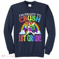 Im Ready To Crush 1st Grade Unicorn Back To School Sweatshirt thumb 0