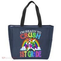 Im Ready To Crush 1st Grade Unicorn Back To School Tote Bag thumb 0