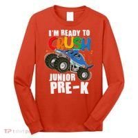 Im Ready To Crush Junior Pre K Shark Monster Truck Long Sleeve Shirt thumb 0