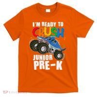 Im Ready To Crush Junior Pre K Shark Monster Truck T-Shirt thumb 0