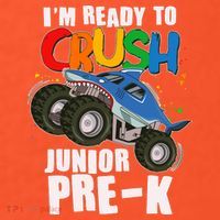 Im Ready To Crush Junior Pre K Shark Monster Truck Visor thumb 3
