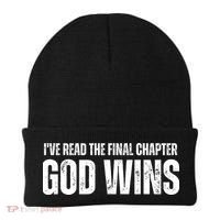 I've Read The Final Chapter God Wins Beanie thumb 0