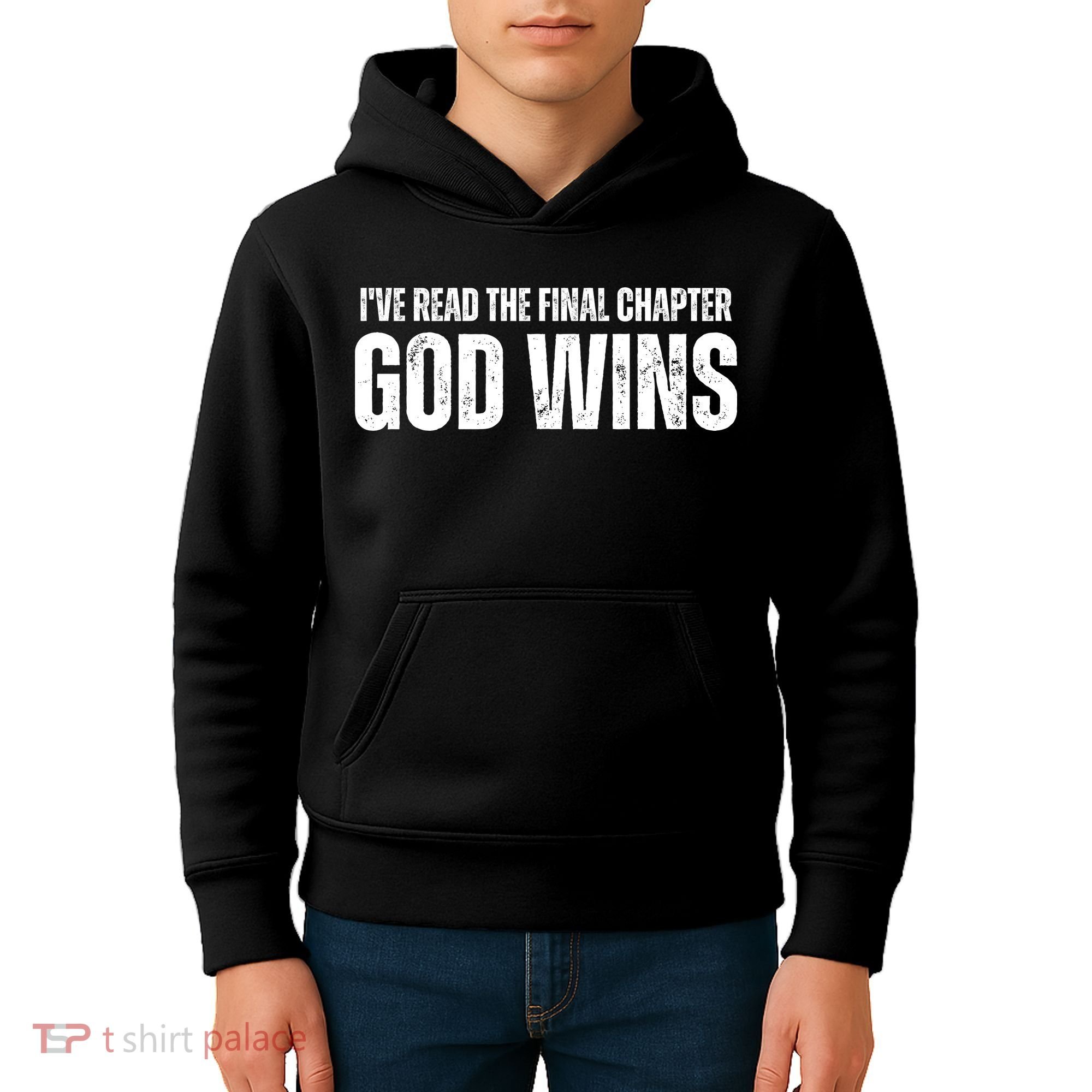 I've Read The Final Chapter God Wins Kids Hoodie