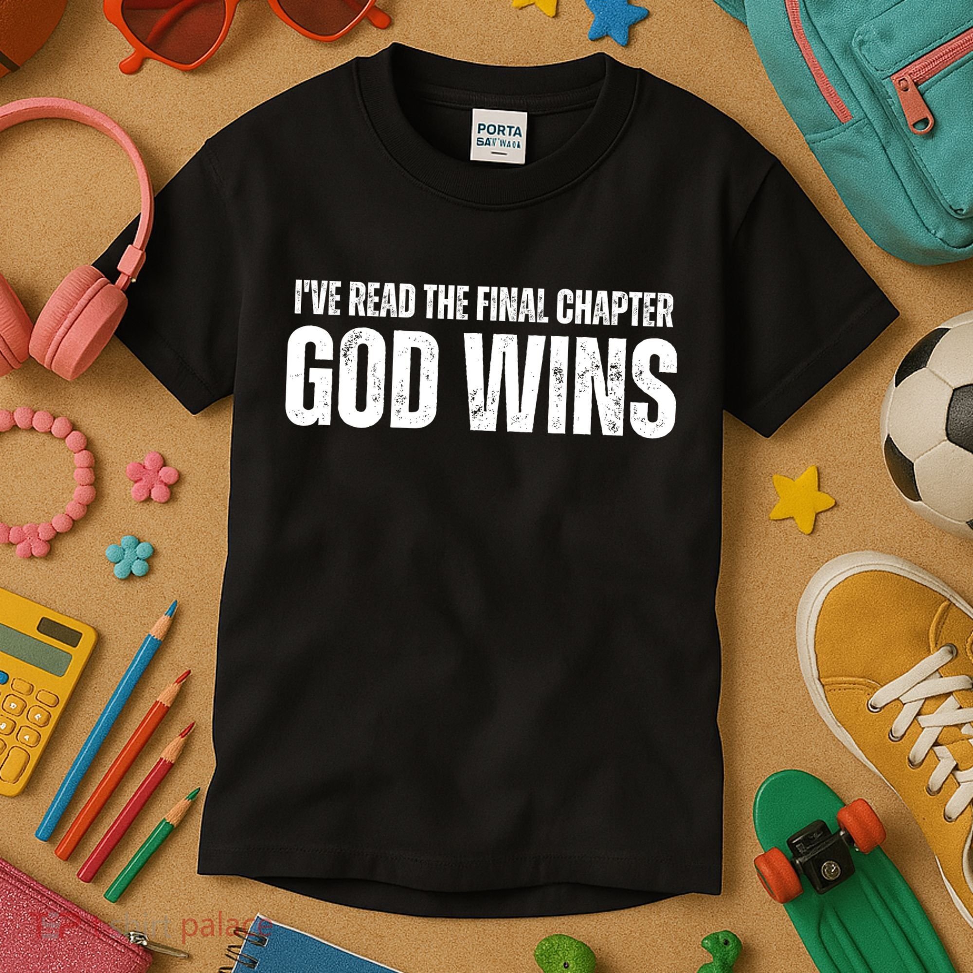 I've Read The Final Chapter God Wins Kids T-Shirt