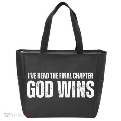 I've Read The Final Chapter God Wins Tote Bag