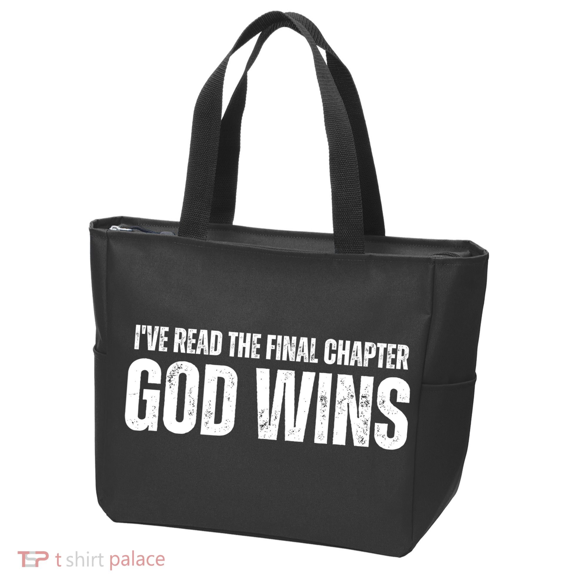 I've Read The Final Chapter God Wins Tote Bag