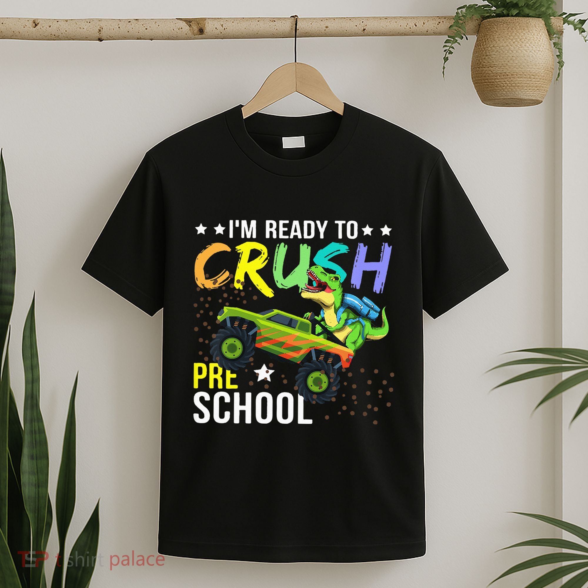 I'm Ready to Crush Kindergarten Dinosaur Back to School T-Shirt