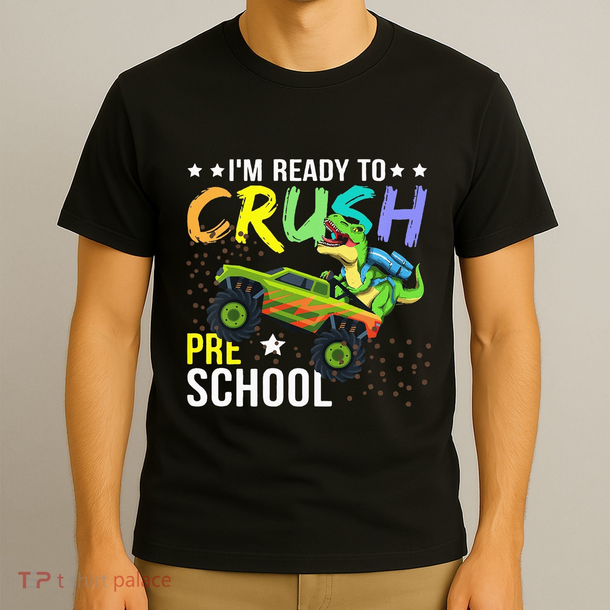 I'm Ready to Crush Kindergarten Dinosaur Back to School T-Shirt