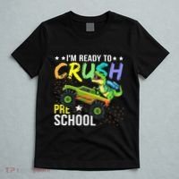 I'm Ready to Crush Kindergarten Dinosaur Back to School T-Shirt thumb 5