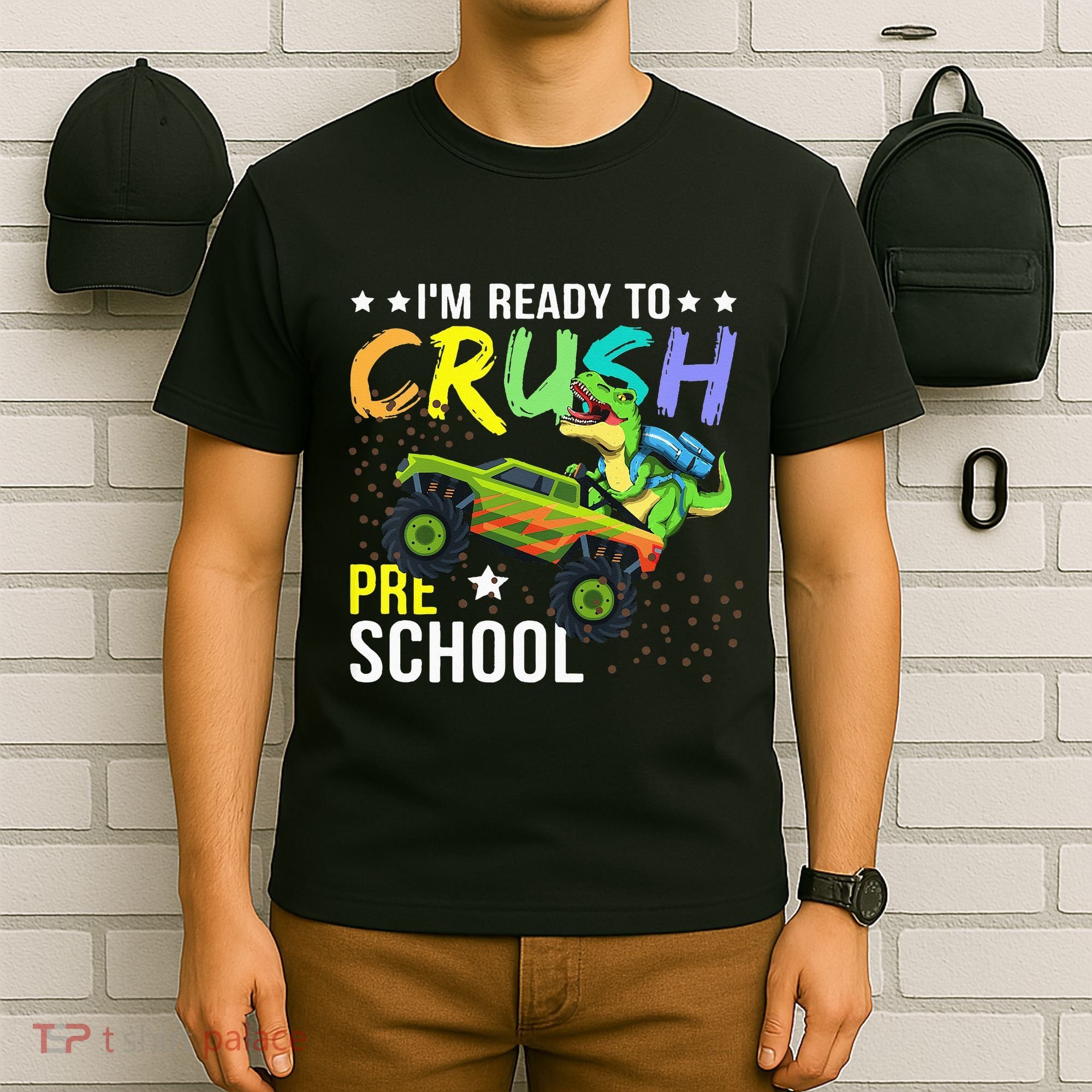 I'm Ready to Crush Kindergarten Dinosaur Back to School T-Shirt