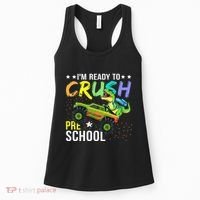 I'm Ready to Crush Kindergarten Dinosaur Back to School Women's Tank Top thumb 0