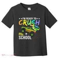 I'm Ready to Crush Kindergarten Dinosaur Back to School Toddler T-Shirt thumb 0