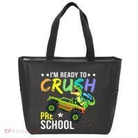 I'm Ready to Crush Kindergarten Dinosaur Back to School Tote Bag thumb 0