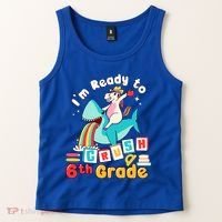 Im Ready To Crush 6Th Grade First Day Of Sixth Grade Meaningful Gift Tank Top thumb 2