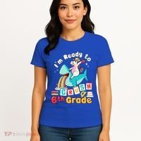 Im Ready To Crush 6Th Grade First Day Of Sixth Grade Meaningful Gift Women's T-Shirt thumb 4