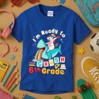 Im Ready To Crush 6Th Grade First Day Of Sixth Grade Meaningful Gift Kids T-Shirt thumb 3