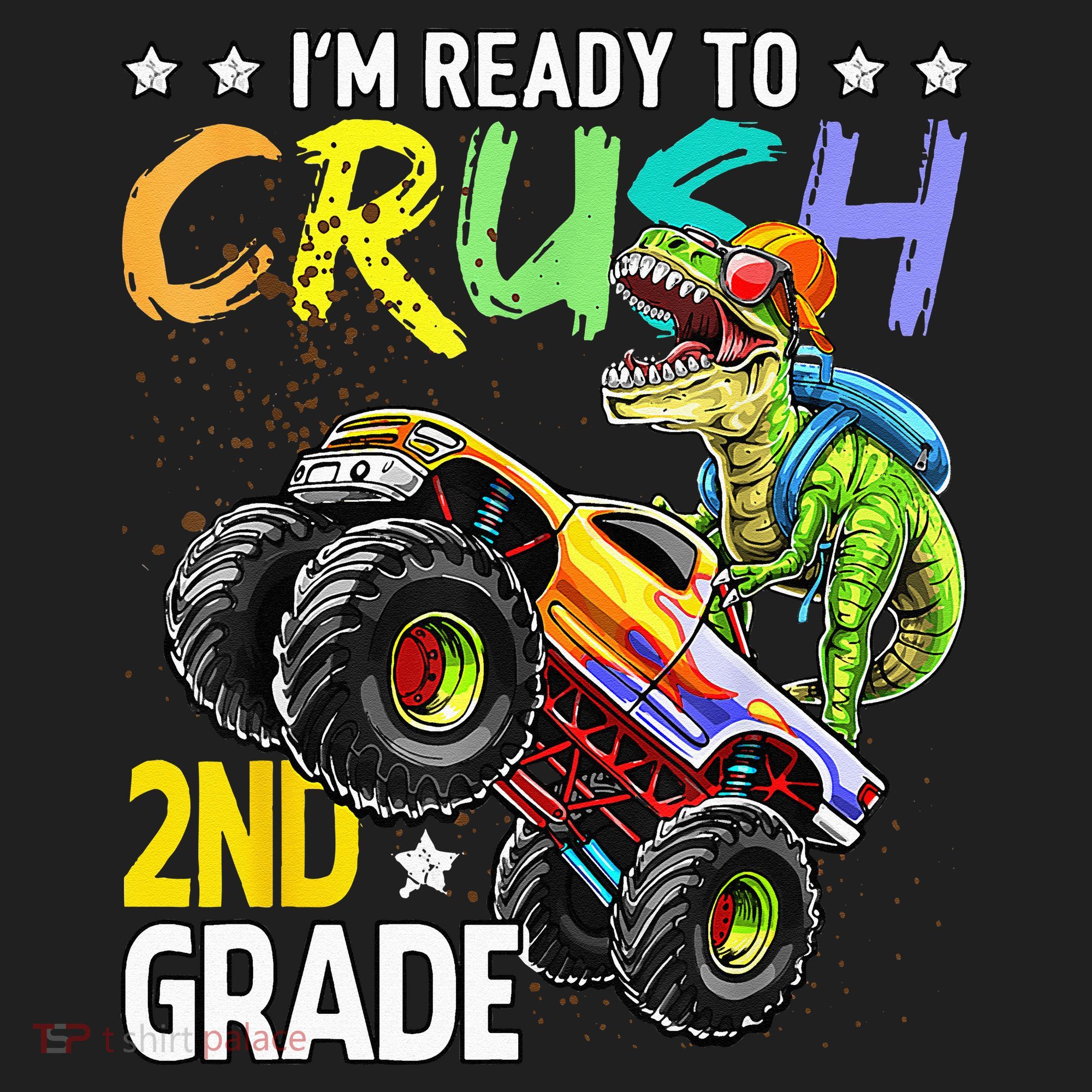 Im Ready To Crush 2nd Grade Dinosaur First Day Of School Women's Sweatshirt