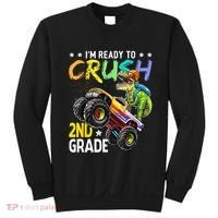 Im Ready To Crush 2nd Grade Dinosaur First Day Of School Sweatshirt thumb 0