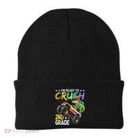 Im Ready To Crush 2nd Grade Dinosaur First Day Of School Beanie thumb 0