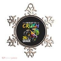 Im Ready To Crush 2nd Grade Dinosaur First Day Of School Ornament thumb 0
