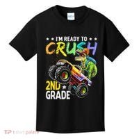 Im Ready To Crush 2nd Grade Dinosaur First Day Of School Kids T-Shirt thumb 0