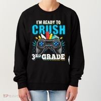 Im Ready To Crush 3rd Grade Back To School Video Game Boy Women's Sweatshirt thumb 0