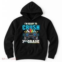 Im Ready To Crush 3rd Grade Back To School Video Game Boy Hoodie thumb 0