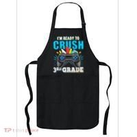 Im Ready To Crush 3rd Grade Back To School Video Game Boy Apron thumb 0