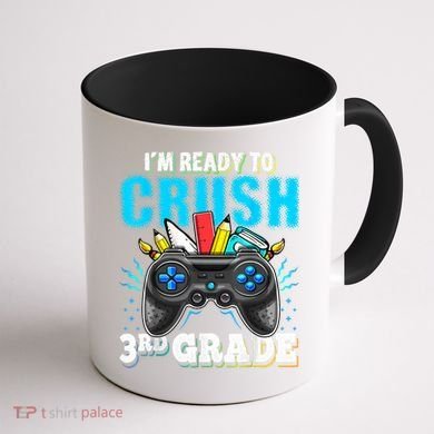 Im Ready To Crush 3rd Grade Back To School Video Game Boy Coffee Mug back