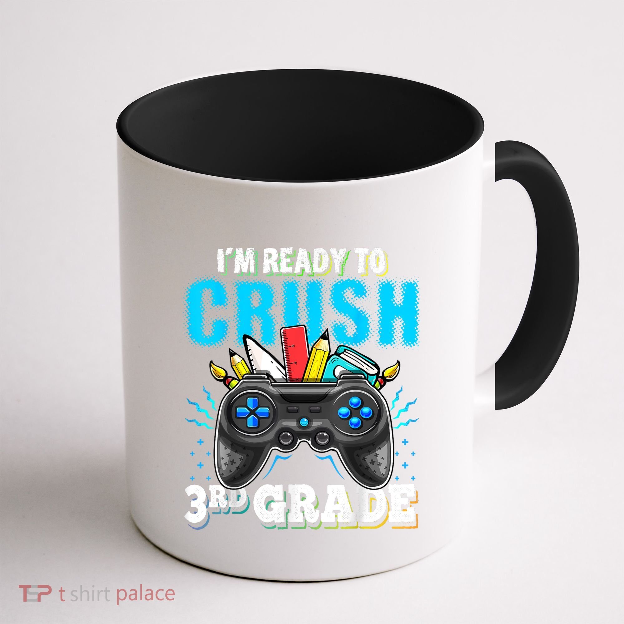 Im Ready To Crush 3rd Grade Back To School Video Game Boy Coffee Mug