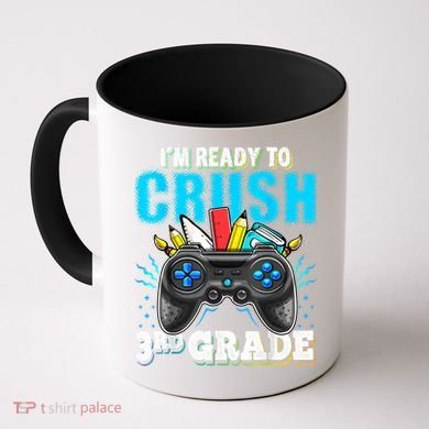 Im Ready To Crush 3rd Grade Back To School Video Game Boy Coffee Mug