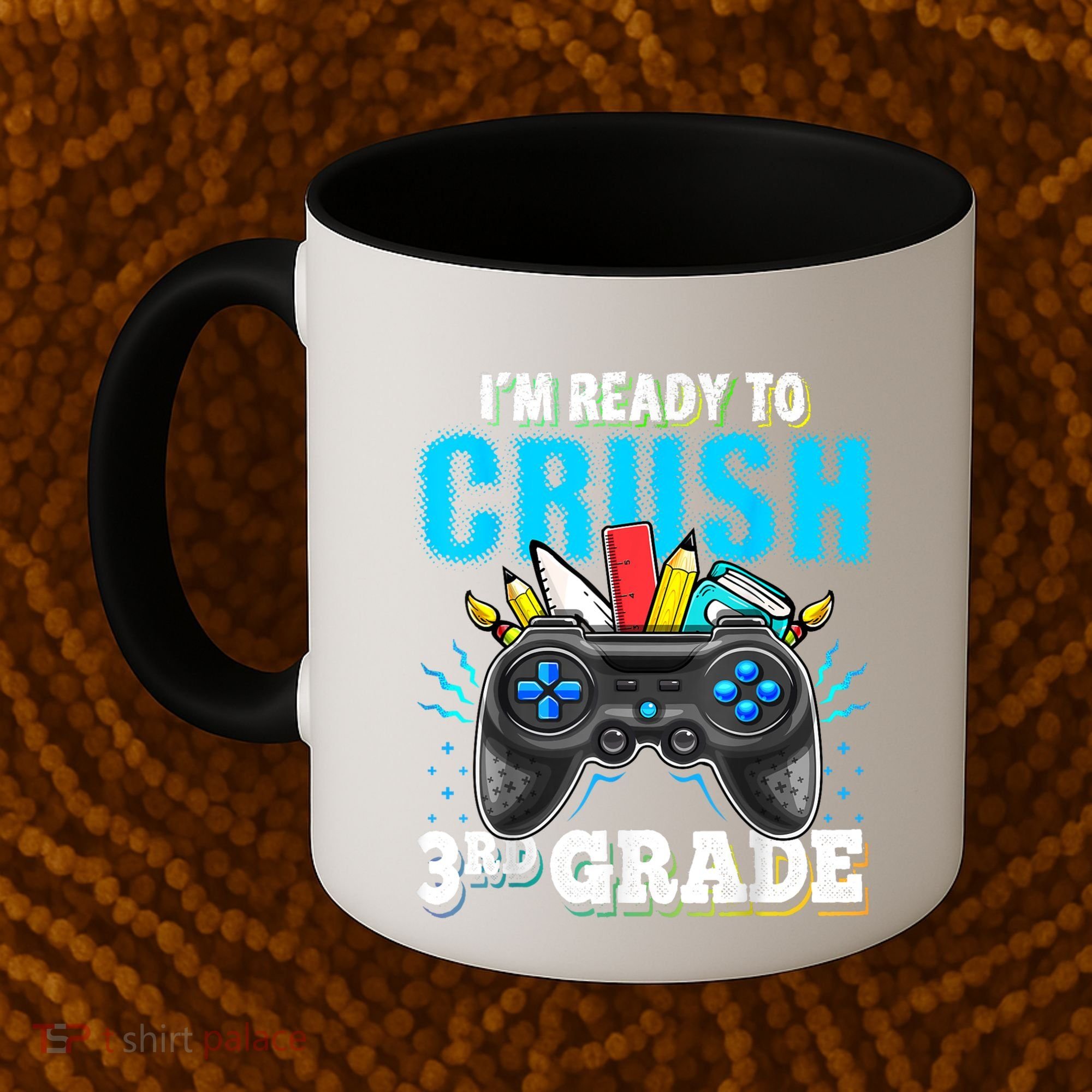 Im Ready To Crush 3rd Grade Back To School Video Game Boy Coffee Mug