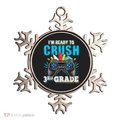 Im Ready To Crush 3rd Grade Back To School Video Game Boy Ornament