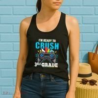 Im Ready To Crush 3rd Grade Back To School Video Game Boy Women's Tank Top thumb 2